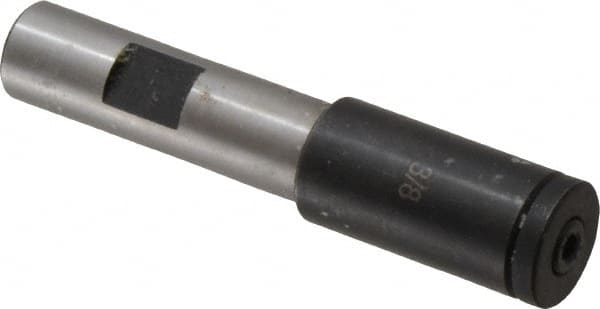 Interstate - Slitting/Slotting Saw Arbor - Straight Shank, 1/2" Shank Diam, 3.01" OAL, For 3/8" Cutter Hole Diam - Exact Industrial Supply