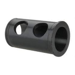 Interstate - 1-1/2" ID, 2" OD, 3-1/2" Length Under Head, Type J Lathe Tool Holder Bushing - 3/16" Head Thickness - Exact Industrial Supply