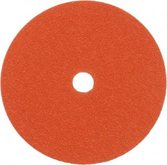 Norton - 7" Diam 7/8" Hole 50 Grit Fiber Disc - Ceramic, Series R980P - Benchmark Tooling