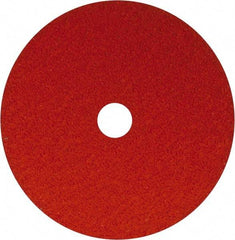 Norton - 7" Diam 7/8" Hole 24 Grit Fiber Disc - Ceramic, Series R980P - Benchmark Tooling