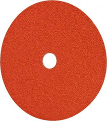 Norton - 7" Diam 7/8" Hole 36 Grit Fiber Disc - Medium Grade, Ceramic, Series R980P - Benchmark Tooling