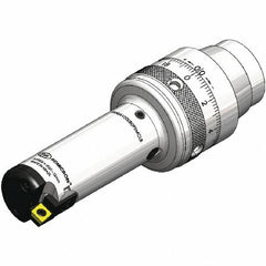 Kennametal - 47mm Body Diam, Manual Single Cutter Boring Head - 65mm to 79mm Bore Diam, 48mm Bar Hole Diam - Exact Industrial Supply