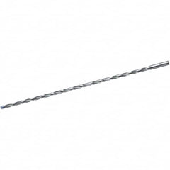 Walter-Titex - 1/4" 2-Flute Solid Carbide Extra Length Drill Bit - Benchmark Tooling