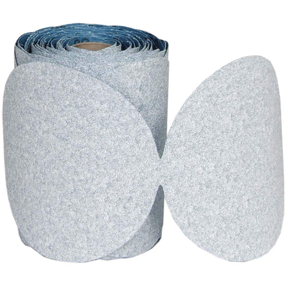 Norton - 5" Diam, 800 Grit Ceramic Adhesive PSA Disc - Benchmark Tooling
