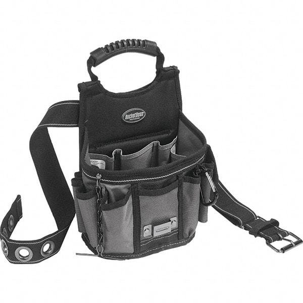 Bucket Boss - 13 Pocket General Purpose Holster - Ballistic Polyester, Black & Gray - Benchmark Tooling