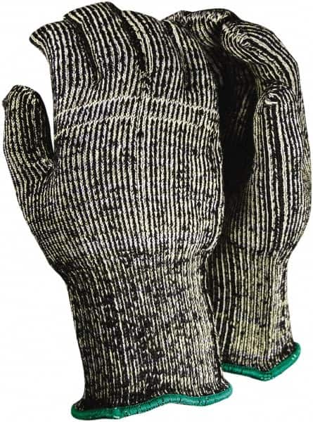 PRO-SAFE - Size L (9), ANSI Cut Lvl 4, ATA Cut Resistant Gloves - 13" Long, Continuous Cuff, Black, Paired - Benchmark Tooling