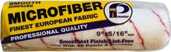 Premier Paint Roller - 5/16" Nap, 9" Wide Paint General Purpose Roller Cover - Smooth Texture, Microfiber - Benchmark Tooling