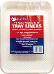 Premier Paint Roller - 9" Roller Compatible Paint Tray Liner - 1 Qt Capacity, 12" Wide, Plastic - Benchmark Tooling