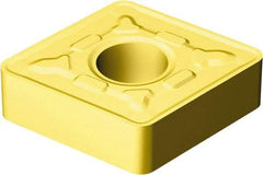 Sandvik Coromant - CNMG646 MRR Grade 2025 Carbide Turning Insert - TiCN/Al2O3/TiN Finish, 80° Diamond, 3/4" Inscr Circle, 1/4" Thick, 3/32" Corner Radius - Benchmark Tooling