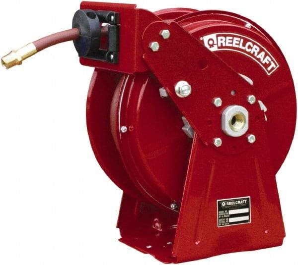 Reelcraft - 35' Spring Retractable Hose Reel - 300 psi, Hose Included - Benchmark Tooling