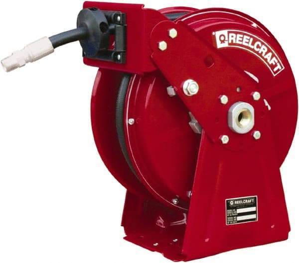 Reelcraft - 35' Spring Retractable Hose Reel - 3,250 psi, Hose Included - Benchmark Tooling