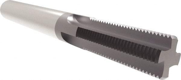 Allied Machine and Engineering - #3-48 UN, 0.075" Cutting Diam, 3 Flute, Solid Carbide Helical Flute Thread Mill - Internal/External Thread, 0.167" LOC, 2" OAL, 1/8" Shank Diam - Exact Industrial Supply