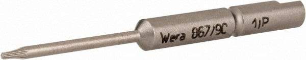 Wera - 4mm Drive, Torx Plus Precision Screwdriver Bit - 1-3/4" OAL - Benchmark Tooling