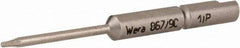 Wera - 4mm Drive, Torx Plus Precision Screwdriver Bit - 1-3/4" OAL - Benchmark Tooling