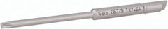 Wera - 4mm Drive, Torx Precision Screwdriver Bit - 2-1/2" OAL - Benchmark Tooling