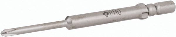 Wera - 4mm Drive #0 Point Precision Phillips Bit - Benchmark Tooling