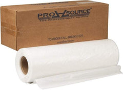 PRO-SOURCE - 1.8 mil Thick, Heavy-Duty Trash Bags - Hexene Resins, Roll Dispenser, 38" Wide x 63" High, Clear - Benchmark Tooling