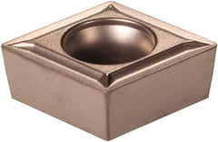 Kennametal - CCMT32.51 LF Grade KCP10B Carbide Turning Insert - TiCN/Al2O3/TiOCN Finish, 80° Diamond, 3/8" Inscr Circle, 5/32" Thick, 1/64" Corner Radius - Benchmark Tooling
