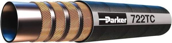 Parker - -16 Hose Size, 1" ID x 1-1/2" OD, 4,000 psi Work Pressure Hydraulic Hose - 6" Radius, Synthetic Rubber, -40°F to 257°F - Benchmark Tooling