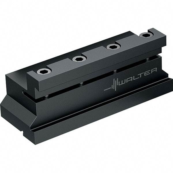 Walter - Tool Block Style SBN, 32mm Blade Height, 4.72" OAL, Indexable Cutoff Blade Tool Block - 1-1/4" Shank Height, 1.2" Shank Width - Benchmark Tooling