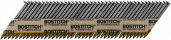 Stanley Bostitch - 11 Gauge 0.131" Shank Diam 3-1/2" Long Framing Nails for Power Nailers - Steel, Bright Finish, Smooth Shank, Angled Stick Paper Tape Collation, Round Head - Benchmark Tooling