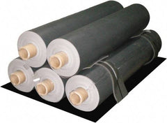 Singer Safety - 30' Long x 53" Wide x 0.11" Thick, Barium Sulfate Loaded Vinyl Roll - Federal Test Standard 191, Method 5903 Specification, Black - Benchmark Tooling