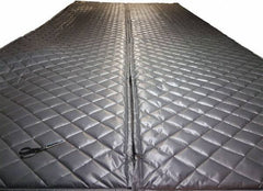 Singer Safety - 25' Long x 48" Wide, Fiberglass Roll - ASTM E-84 Specification, Metallic Gray - Benchmark Tooling