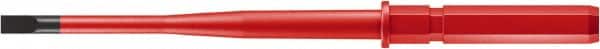 Wera - 3.5mm x 0.6mm Blade, 9mm Drive Slotted Screwdriver Bit - 6-1/4" OAL - Benchmark Tooling