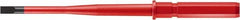 Wera - 3.5mm x 0.6mm Blade, 9mm Drive Slotted Screwdriver Bit - 6-1/4" OAL - Benchmark Tooling