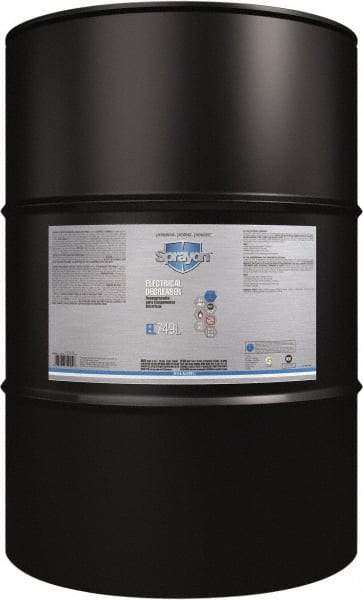 Sprayon - 55 Gallon Drum Electrical Grade Cleaner/Degreaser - 85°F Flash Point, Flammable, Food Grade - Benchmark Tooling