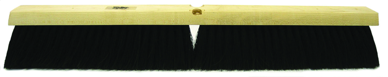 24" Black Tampico Coarse Sweeping - Broom Without Handle - Benchmark Tooling