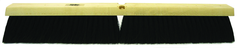 24" Black Tampico Coarse Sweeping - Broom Without Handle - Benchmark Tooling