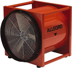 Allegro - 16" Inlet, Electric AC Axial Blower - 1.5 hp, 4,839 CFM (Free Air), Explosion Proof, 230 Max Voltage Rating - Benchmark Tooling