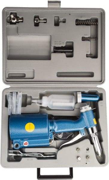 Value Collection - 3/16" Capacity, Air Riveting Hammer - 4 CFM, 9/16" Long Stroke, 1/4" Inlet - Benchmark Tooling