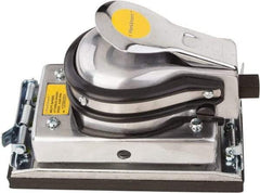 Value Collection - 8,000 OPM, 4 CFM Air Consumption, 90 psi Air Pressure, Palm Air Orbital Sander - Rectangular Pad, 1/4 NPT Inlet - Benchmark Tooling