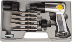 Value Collection - 3,200 BPM, 2-5/8 Inch Long Stroke, Air Hammer Kit - 4 CFM Air Consumption, 1/4 Inch Inlet - Benchmark Tooling