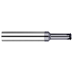 Harvey Tool - Single Profile Thread Mills; Maximum Threads Per Inch: 36 ; Minimum Threads Per Inch: 32 ; Thread Type: Internal/External ; Minimum Nominal Diameter (Inch): #8 ; Cutting Diameter (Inch): 0.1200 ; Shank Diameter (Inch): 1/4 - Exact Industrial Supply