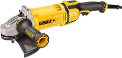 DeWALT - 9" Wheel Diam, 6,500 RPM, Corded Angle & Disc Grinder - 5/8-11 Spindle, 120 Volts - Benchmark Tooling