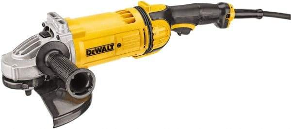 DeWALT - 9" Wheel Diam, 6,500 RPM, Corded Angle & Disc Grinder - 5/8-11 Spindle, 120 Volts - Benchmark Tooling