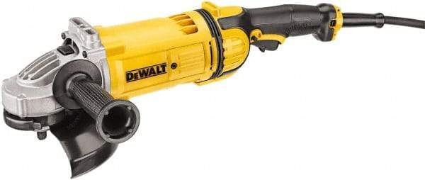 DeWALT - 7" Wheel Diam, 8,500 RPM, Corded Angle & Disc Grinder - 5/8-11 Spindle, 120 Volts - Benchmark Tooling