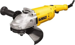 DeWALT - 9" Wheel Diam, 6,500 RPM, Corded Angle & Disc Grinder - 5/8-11 Spindle, 120 Volts - Benchmark Tooling