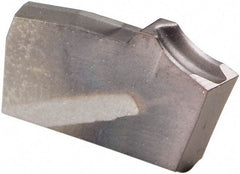 Kennametal - A2022 CM KCU25 Grade, 0.0866" Cutting Width, Carbide Cutoff Insert - 6° Left Hand Lead Angle, AlTiN Coated, Single End - Benchmark Tooling