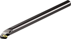 Sandvik Coromant - 22mm Min Bore Diam, 212.2mm OAL, 16mm Shank Diam, A..SDUCR/L..X Indexable Boring Bar - DCMT 2(1.5)1, DCMT 07 02 04 Insert, Screw or Clamp Holding Method - Benchmark Tooling