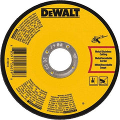 DeWALT - 7" 60 Grit Aluminum Oxide Cutoff Wheel - 0.045" Thick, 7/8" Arbor, 8,700 Max RPM, Use with Angle Grinders - Benchmark Tooling