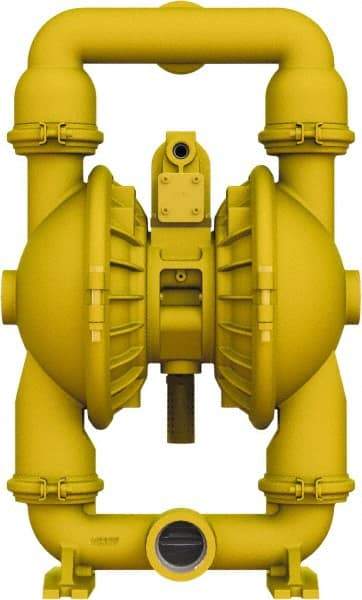 Versa-Matic - 2" NPT, Air Operated Diaphragm Pump - PTFE Diaphragm, Aluminum Housing - Benchmark Tooling