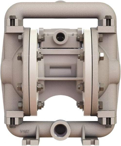 Versa-Matic - 1/2" NPT, Air Operated Diaphragm Pump - Buna-N Diaphragm, Aluminum Housing - Benchmark Tooling