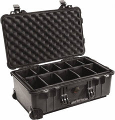 Pelican Products, Inc. - 13-13/16" Wide x 9" High, Clamshell Hard Case - Black, Polyethylene - Benchmark Tooling