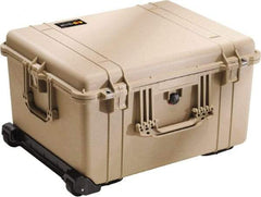 Pelican Products, Inc. - 19-37/64" Wide x 13-29/32" High, Clamshell Hard Case - Tan, Polyethylene - Benchmark Tooling