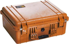 Pelican Products, Inc. - 17-13/64" Wide x 8-13/32" High, Clamshell Hard Case - Orange, Polyethylene - Benchmark Tooling