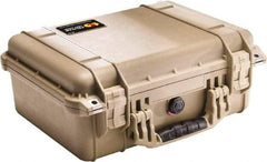 Pelican Products, Inc. - 13" Wide x 6-53/64" High, Clamshell Hard Case - Tan, Polyethylene - Benchmark Tooling